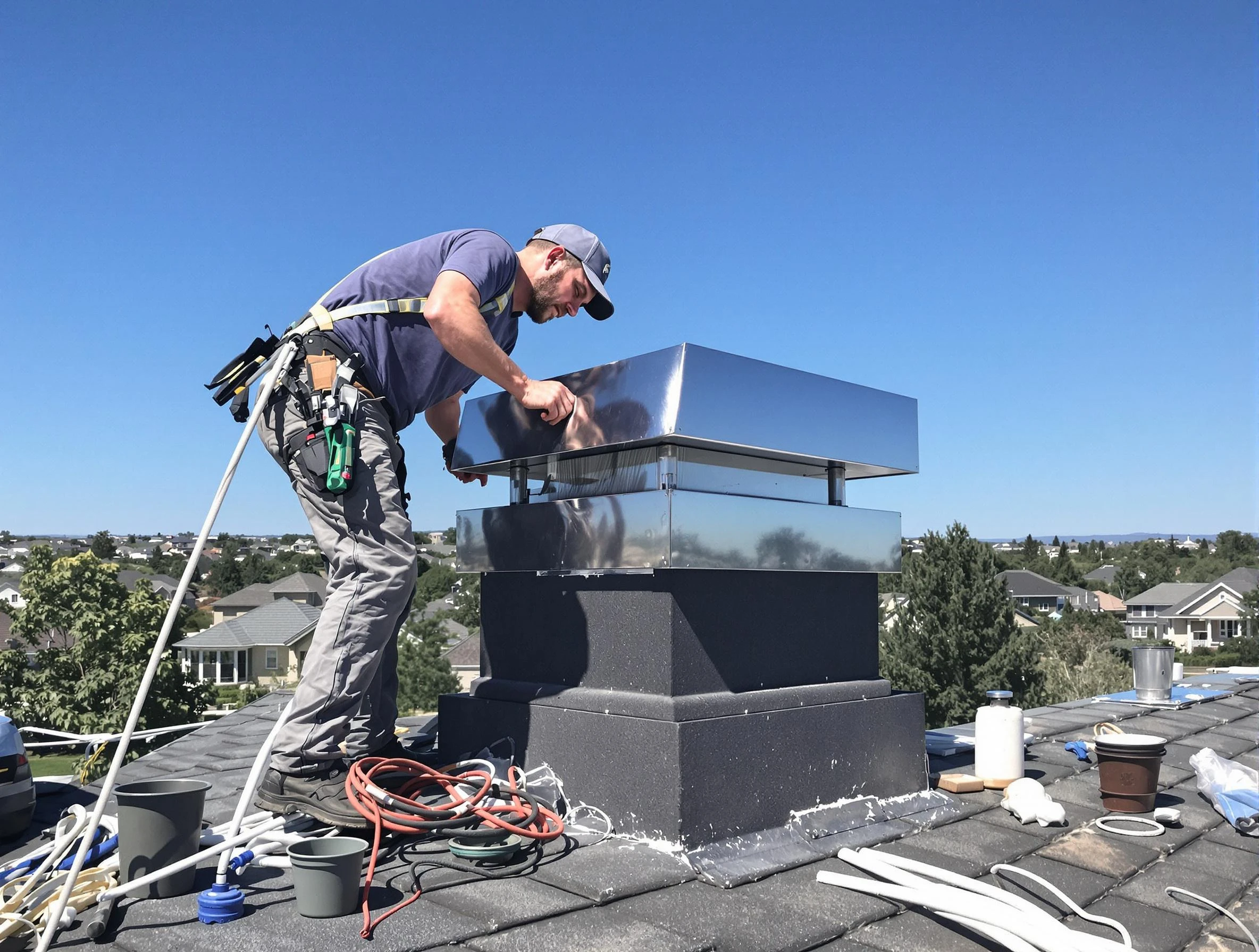Chimney Cap Services service in Franklin, NJ